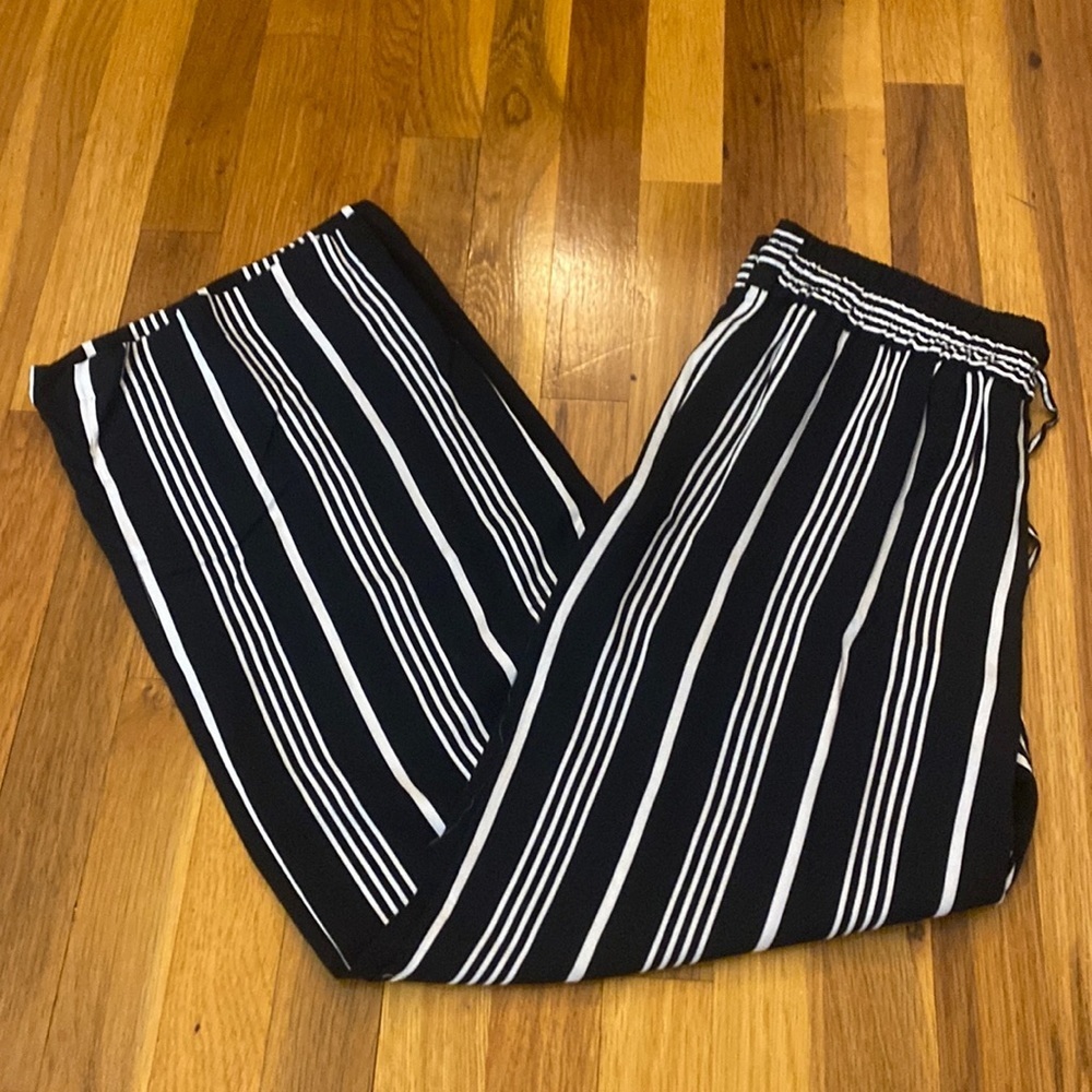 Cynthia Rowley Women’s Black And White Pants Size L